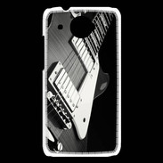 Coque HTC Desire 601 Guitare en noir et blanc