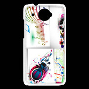 Coque HTC Desire 601 Abstract musique