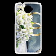Coque HTC Desire 601 Composition florale mariage