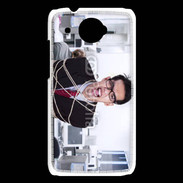 Coque HTC Desire 601 Homme asiatique businessman ligoté glamour