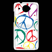 Coque HTC Desire 601 Symboles de paix 2