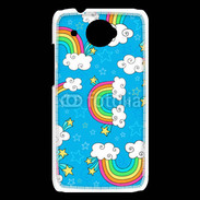 Coque HTC Desire 601 Ciel Rainbow