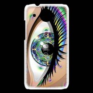 Coque HTC Desire 601 Œil hippie