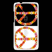 Coque HTC Desire 601 Symbole de la paix Hippie