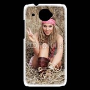 Coque HTC Desire 601 Hippie et cool