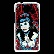 Coque HTC Desire 601 Dessin femme gothique