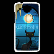 Coque HTC Desire 601 Chat noir