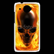 Coque HTC Desire 601 crâne en feu