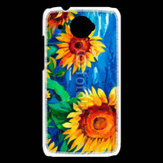 Coque HTC Desire 601 Peinture de tournesol