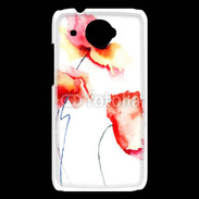 Coque HTC Desire 601 Peinture de Coquelicots 25