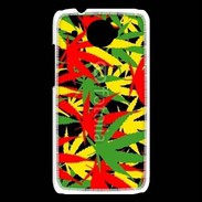 Coque HTC Desire 601 Fond de cannabis coloré