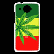 Coque HTC Desire 601 Drapeau reggae cannabis