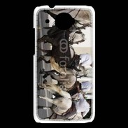 Coque HTC Desire 601 Abrivado Chevaux et taureaux