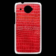 Coque HTC Desire 601 Effet crocodile rouge