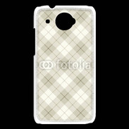 Coque HTC Desire 601 Effet écossais beige clair