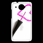 Coque HTC Desire 601 Coeur avec vernis à ongle 50