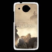 Coque HTC Desire 601 Cowboys et chevaux