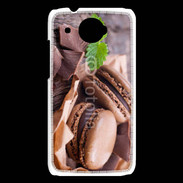 Coque HTC Desire 601 Macaron chocolat 