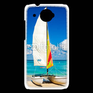 Coque HTC Desire 601 Bateau plage de Cuba