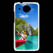 Coque HTC Desire 601 Kayak dans un lagon