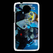 Coque HTC Desire 601 Couple de plongeurs