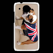 Coque HTC Desire 601 Bulldog anglais en tenue