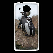 Coque HTC Desire 601 2 pingouins