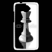 Coque HTC Desire 601 Roi d'échec noir et blanc