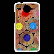 Coque HTC Desire 601 Art crayon de couleur