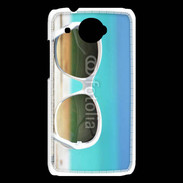 Coque HTC Desire 601 Lunette de soleil sur la plage