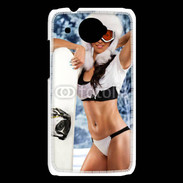 Coque HTC Desire 601 Charme et snowboard