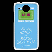 Coque HTC Desire 601 Fin de match Bonus offensif-défensif Bleu