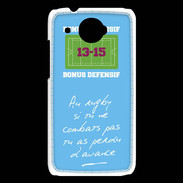 Coque HTC Desire 601 Le combat Bonus offensif-défensif Bleu