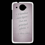 Coque HTC Desire 601 Emotion égarée Rose Citation Oscar Wilde