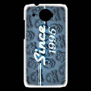 Coque HTC Desire 601 Since crane bleu 1995