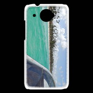 Coque HTC Desire 601 Bord de plage en bateau