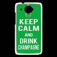 Coque HTC Desire 601 Keep Calm Drink champagne Vert