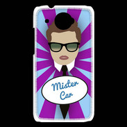 Coque HTC Desire 601 Mister Car Chatain