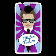Coque HTC Desire 601 Mister Fashion Chatain