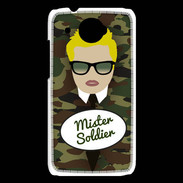 Coque HTC Desire 601 Mister Soldier Blond