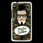 Coque HTC Desire 601 Mister Soldier Brun