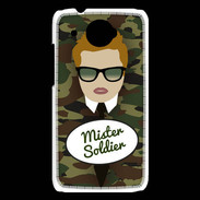 Coque HTC Desire 601 Mister Soldier Roux