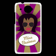 Coque HTC Desire 601 Miss business Black