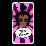 Coque HTC Desire 601 Miss Cougar Black