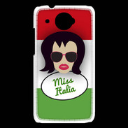 Coque HTC Desire 601 Miss Italie Brune