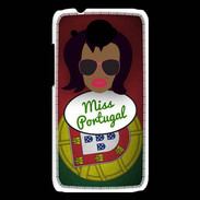 Coque HTC Desire 601 Miss Portugal Black