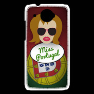 Coque HTC Desire 601 Miss Portugal Rousse