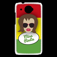 Coque HTC Desire 601 Miss Rasta Chatain