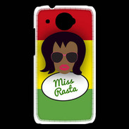 Coque HTC Desire 601 Miss Rasta Black