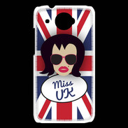 Coque HTC Desire 601 Miss UK Brune